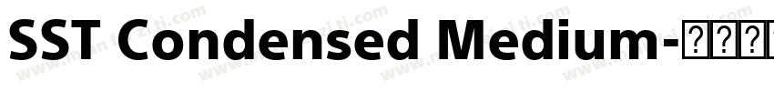 SST Condensed Medium字体转换